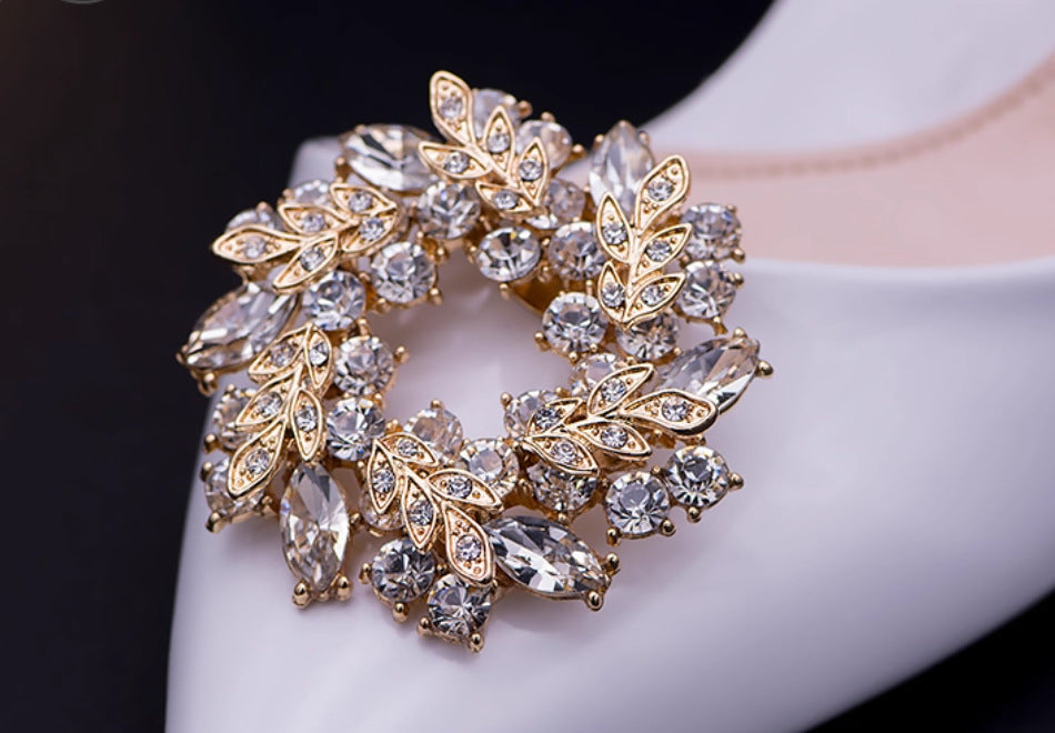 Ladies' Bauhinia Flower High Fashion Brooch