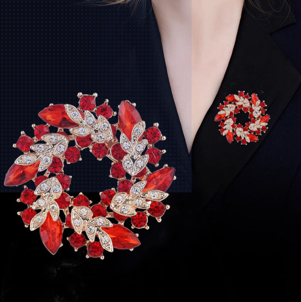 Ladies' Bauhinia Flower High Fashion Brooch