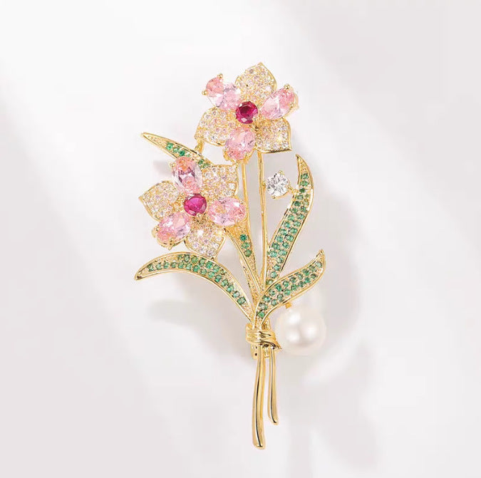 Ladies' bouquet high-end fashionable brooch