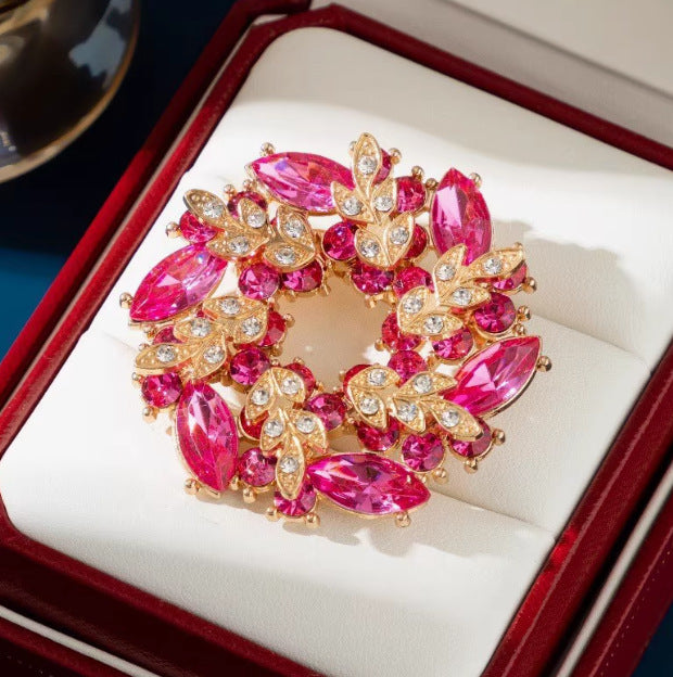 Ladies' Bauhinia Flower High Fashion Brooch