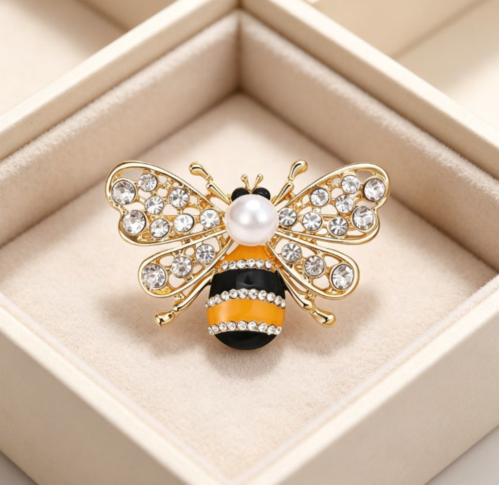 Women’s Bee Pearl Fashion Brooch
