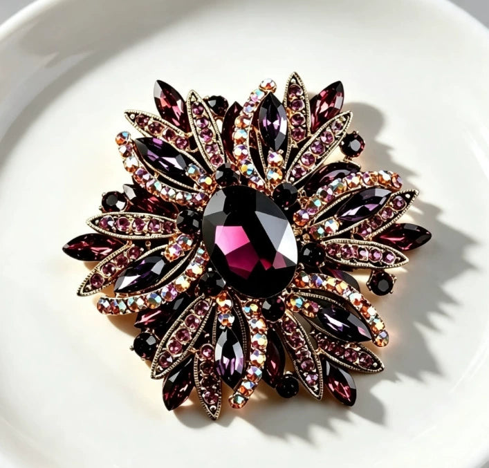 Ladies' Blooming Flower High Fashion Brooch