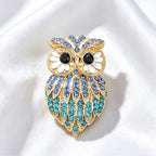 Ladies' Owl Bright Diamond Fashion Brooch