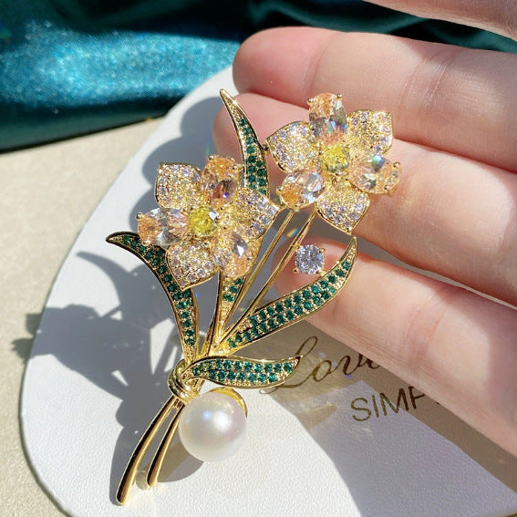 Ladies' bouquet high-end fashionable brooch