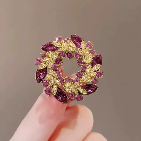 Ladies' Bauhinia Flower High Fashion Brooch
