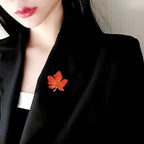 Ladies Maple Leaf Advanced Fashion Brooch