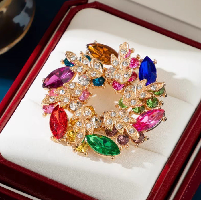 Ladies' Bauhinia Flower High Fashion Brooch